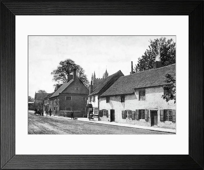 Framed Print : Basingstoke Church Street early 1900s Framed Print : Basingstoke Church Street early 1900s