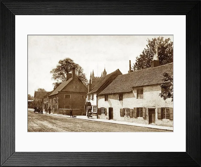 Framed Print : Basingstoke Church Street early 1900s Framed Print : Basingstoke Church Street early 1900s