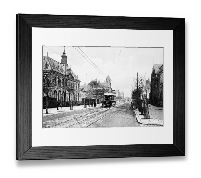 Framed Print : Barrow-in-Furness Abbey Road early 1900s Framed Print : Barrow-in-Furness Abbey Road early 1900s