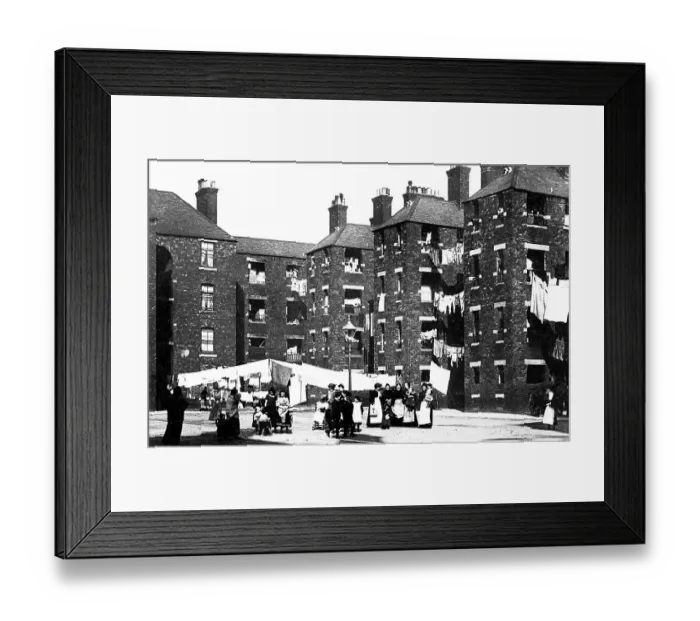 Framed Print : Barrow-in-Furness Egerton Buildings early 1900s Framed Print : Barrow-in-Furness Egerton Buildings early 1900s