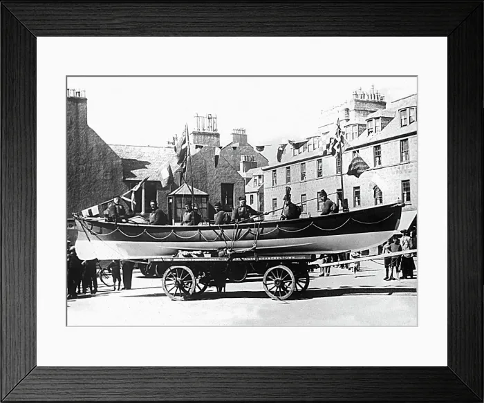 Framed Print : Campbeltown Lifeboat early 1900s Framed Print : Campbeltown Lifeboat early 1900s