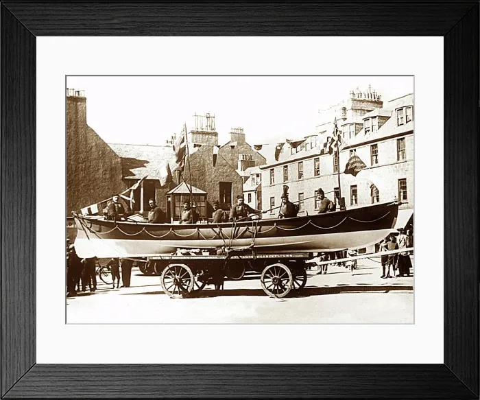 Framed Print : Campbeltown Lifeboat early 1900s Framed Print : Campbeltown Lifeboat early 1900s