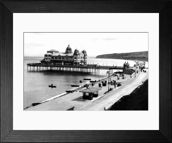 Framed Print : Colwyn Bay Pier Victorian period