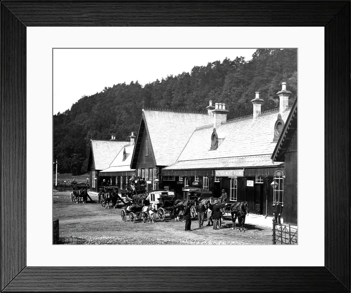 Framed Print : Callander Railway Station Victorian period Framed Print : Callander Railway Station Victorian period