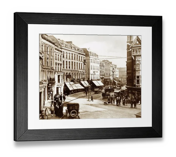 Framed Print : Patrick Street Cork Ireland probably 1920s Framed Print : Patrick Street Cork Ireland probably 1920s