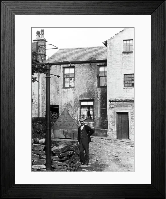 Framed Print : Goodshaw Village, Crawshawbooth, early 1900s Framed Print : Goodshaw Village, Crawshawbooth, early 1900s