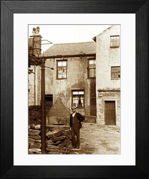 Framed Print : Goodshaw Village, Crawshawbooth, early 1900s Framed Print : Goodshaw Village, Crawshawbooth, early 1900s