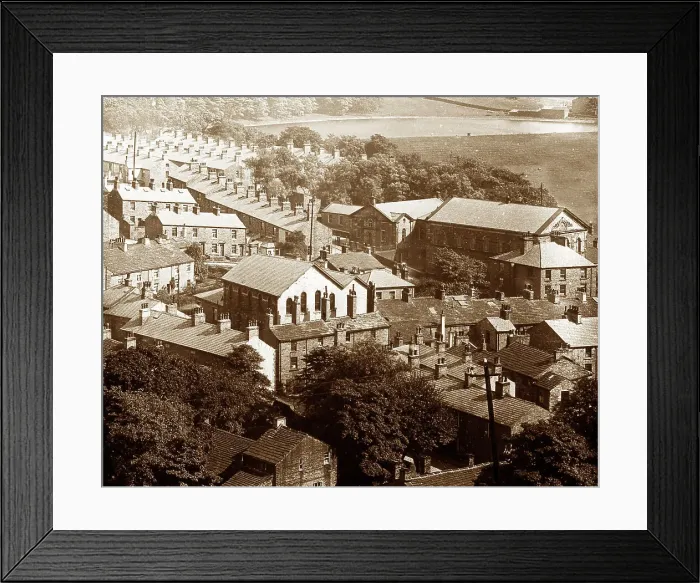 Framed Print : Crawshawbooth, Lancashire, early 1900s Framed Print : Crawshawbooth, Lancashire, early 1900s