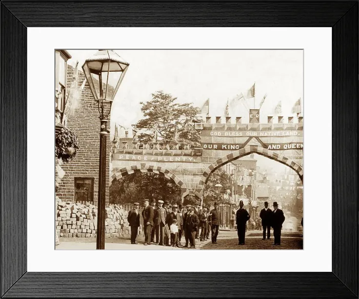Framed Print : Crawshawbooth early 1900s Framed Print : Crawshawbooth early 1900s