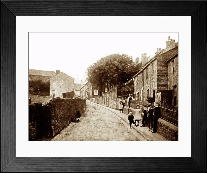 Framed Print : Goodshaw Village, Crawshawbooth, early 1900s Framed Print : Goodshaw Village, Crawshawbooth, early 1900s