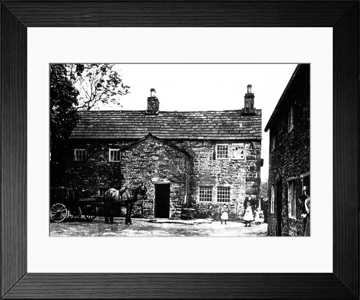 Framed Print : The Fold, Loveclough, Lancashire, early 1900s Framed Print : The Fold, Loveclough, Lancashire, early 1900s