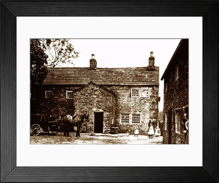 Framed Print : The Fold, Loveclough, Lancashire, early 1900s Framed Print : The Fold, Loveclough, Lancashire, early 1900s