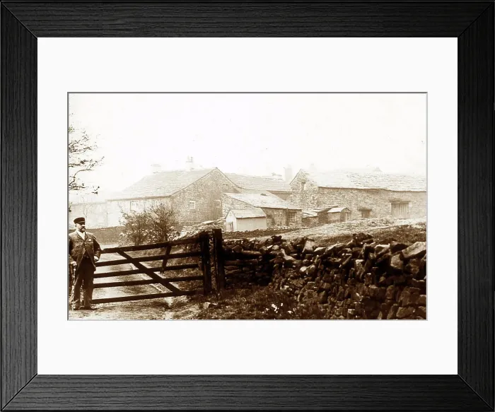 Framed Print : Goodshawfold, Crawshawbooth, Lancashire, early 1900s Framed Print : Goodshawfold, Crawshawbooth, Lancashire, early 1900s