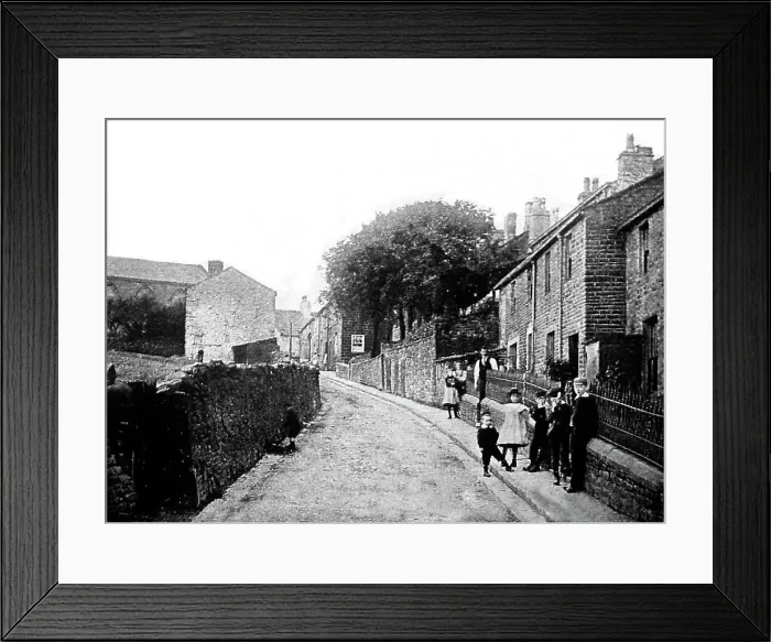 Framed Print : Goodshaw Village, Crawshawbooth, early 1900s Framed Print : Goodshaw Village, Crawshawbooth, early 1900s