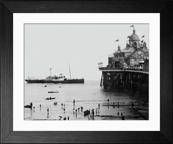 Framed Print : Eastbourne Pier, Victorian period Framed Print : Eastbourne Pier, Victorian period