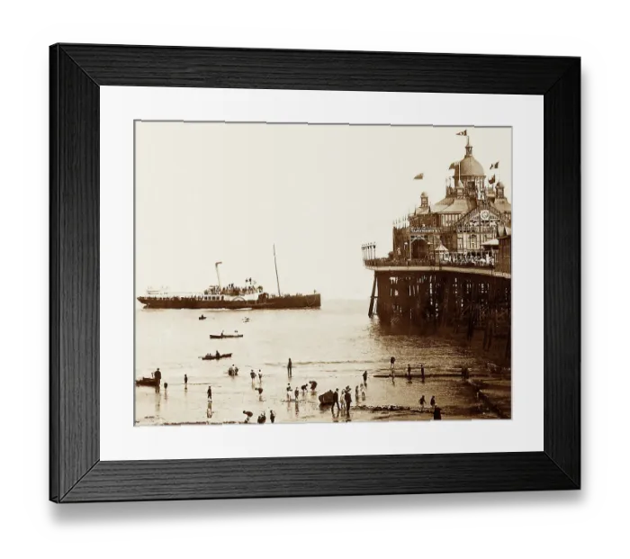 Framed Print : Eastbourne Pier Victorian period Framed Print : Eastbourne Pier Victorian period