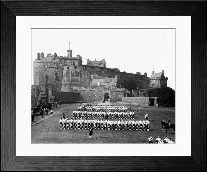 Framed Print : The Esplanade, Edinburgh Castle, Victorian period Framed Print : The Esplanade, Edinburgh Castle, Victorian period