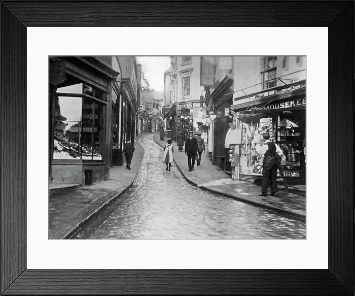 Framed Print : Folkestone, High Street Framed Print : Folkestone, High Street