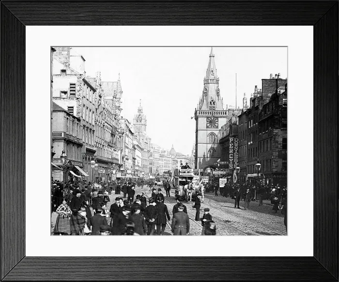 Framed Print : Trongate Glasgow Victorian period Framed Print : Trongate Glasgow Victorian period