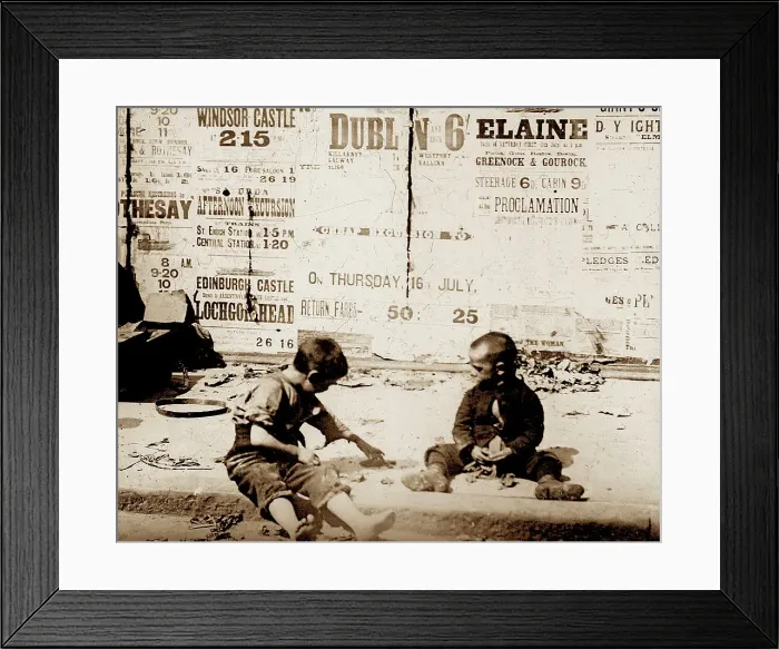 Framed Print : Steamer excursions poster, Glasgow, Victorian period Framed Print : Steamer excursions poster, Glasgow, Victorian period