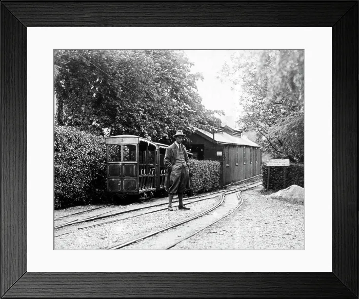 Framed Print : Groudle Glen Railway, Isle of Man, Victorian period Framed Print : Groudle Glen Railway, Isle of Man, Victorian period
