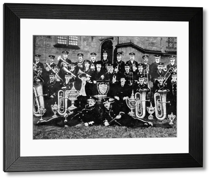Framed Print : Goodshaw Prize Band Framed Print : Goodshaw Prize Band