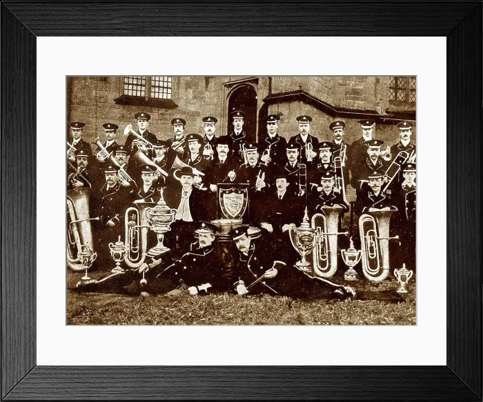 Framed Print : Goodshaw Prize Band Framed Print : Goodshaw Prize Band