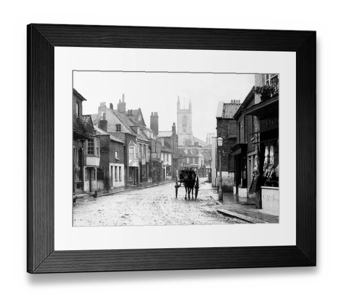 Framed Print : Hampton Village Victorian period Framed Print : Hampton Village Victorian period