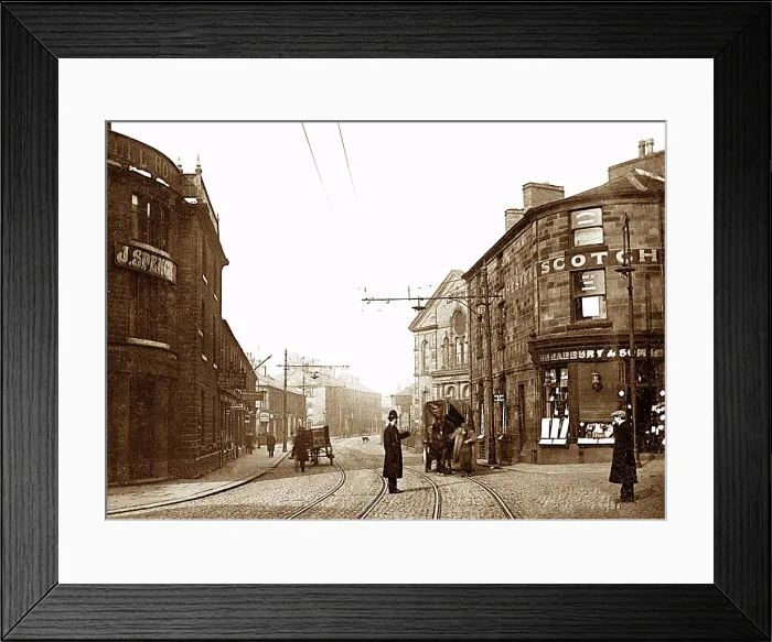 Framed Print : Haslingden, Lancashire, early 1900s Framed Print : Haslingden, Lancashire, early 1900s