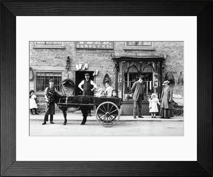 Framed Print : Helmsley, Saddlery Framed Print : Helmsley, Saddlery