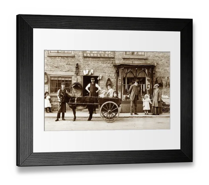 Framed Print : Helmsley, Saddlery Framed Print : Helmsley, Saddlery