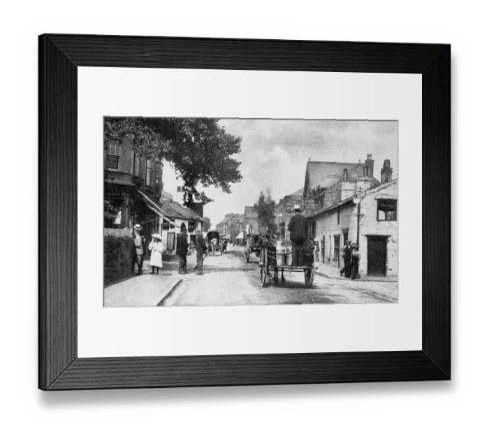 Framed Print : Market Street, Hoylake - Wirral, Merseyside Framed Print : Market Street, Hoylake - Wirral, Merseyside