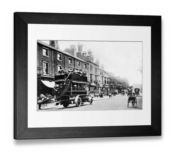 Framed Print : Hagley Road, Birmingham early 1900's Framed Print : Hagley Road, Birmingham early 1900's