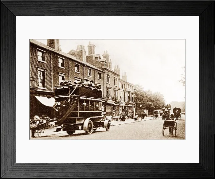 Framed Print : Birmingham Hagley Road early 1900s Framed Print : Birmingham Hagley Road early 1900s