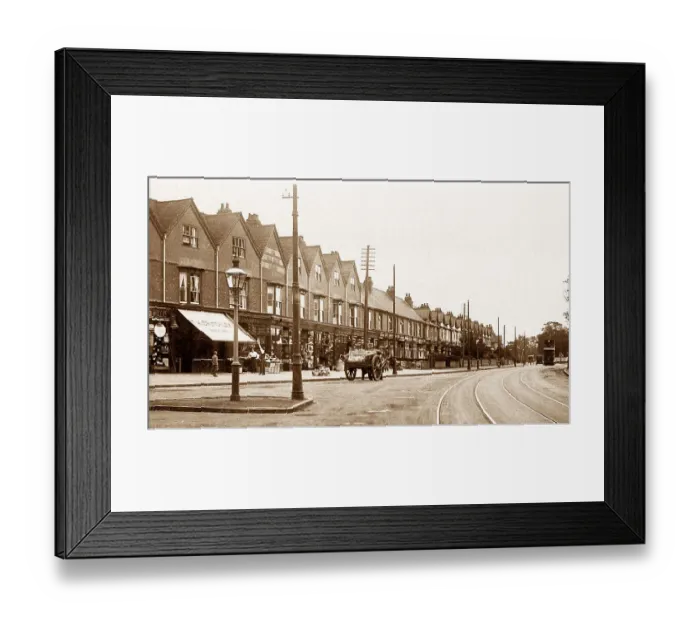 Framed Print : Hall Green The Parade Birmingham early 1900s Framed Print : Hall Green The Parade Birmingham early 1900s