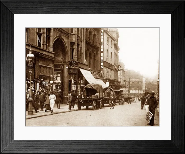 Framed Print : Birmingham High Street early 1900s Framed Print : Birmingham High Street early 1900s