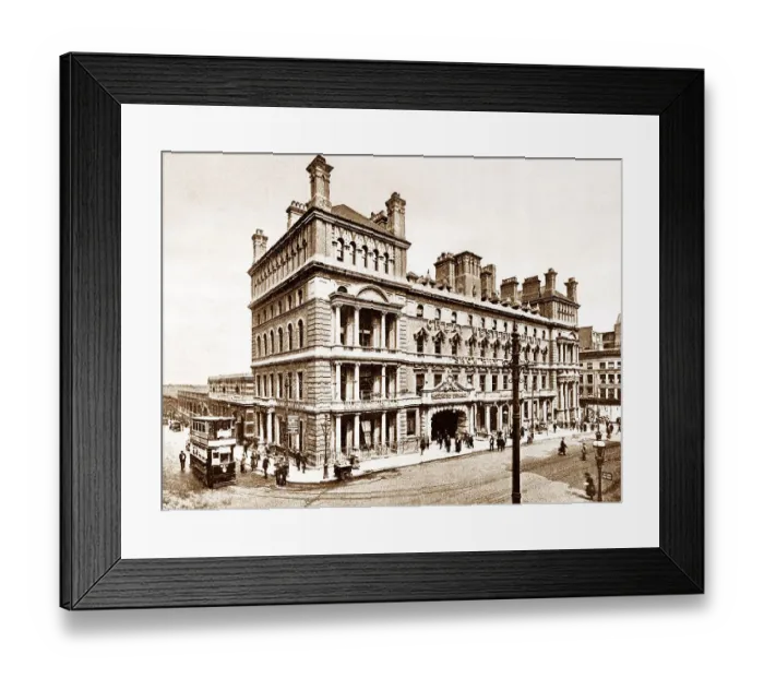Framed Print : Birmingham Snow Hill Railway Station early 1900s Framed Print : Birmingham Snow Hill Railway Station early 1900s
