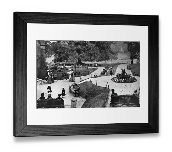 Framed Print : Abbey Gardens, Warley Woods Birmingham early 1900's Framed Print : Abbey Gardens, Warley Woods Birmingham early 1900's