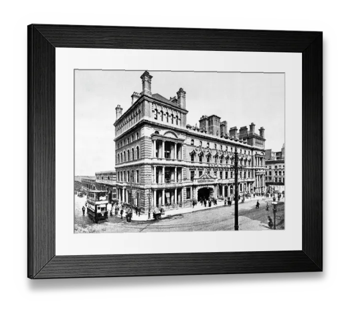 Framed Print : Snow Hill Railway Station, Birmingham early 1900's Framed Print : Snow Hill Railway Station, Birmingham early 1900's