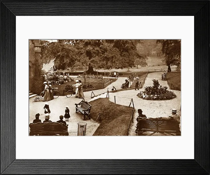 Framed Print : Warley Woods Abbey Gardens Birmingham early 1900s Framed Print : Warley Woods Abbey Gardens Birmingham early 1900s