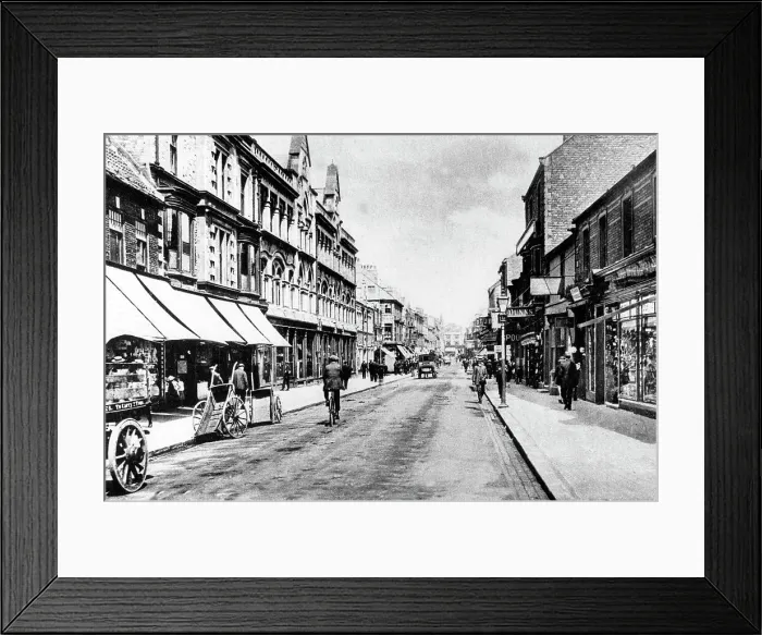 Framed Print : Newgate Street, Bishop Auckland early 1900's Framed Print : Newgate Street, Bishop Auckland early 1900's