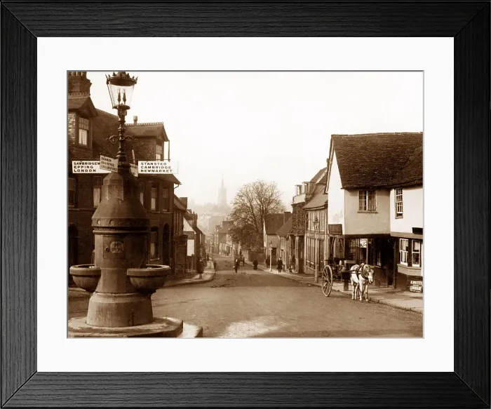 Framed Print : Bishop's Stortford Hockerill Street early 1900s Framed Print : Bishop's Stortford Hockerill Street early 1900s