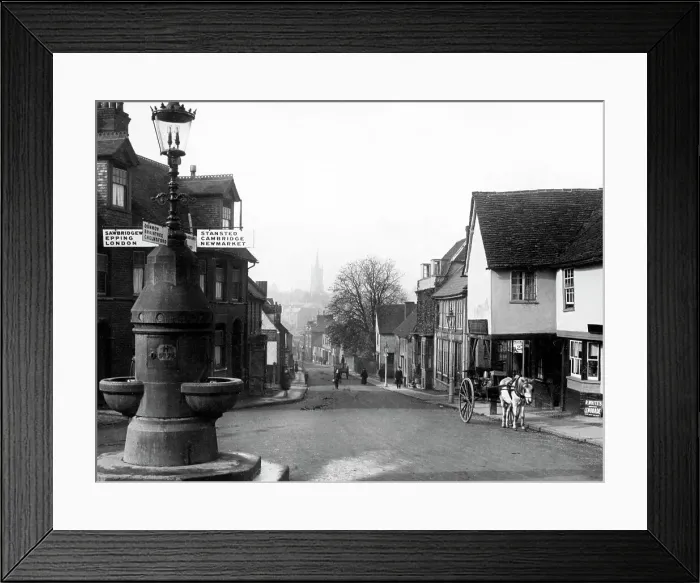 Framed Print : Hockerill Street, Bishops Stortford early 1900's Framed Print : Hockerill Street, Bishops Stortford early 1900's