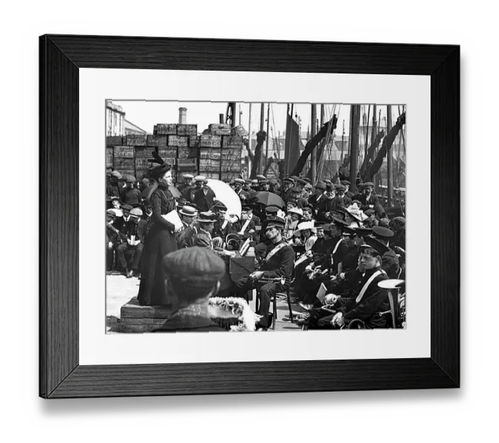 Framed Print : North Shields Temperance Meeting Victorian period Framed Print : North Shields Temperance Meeting Victorian period
