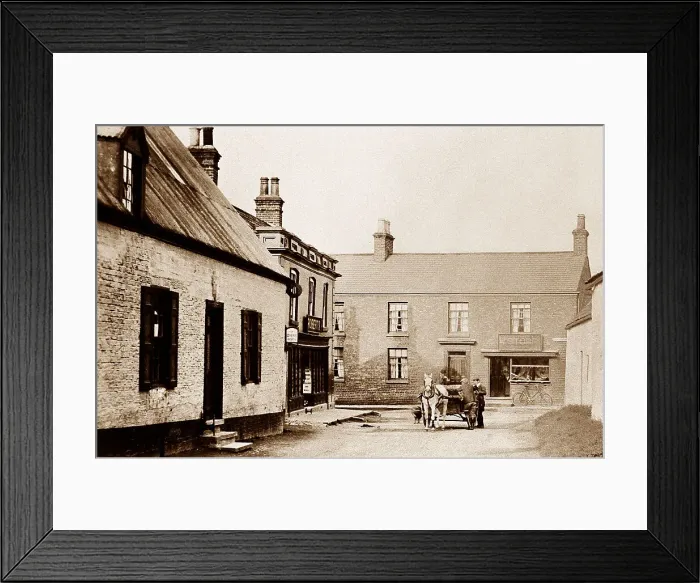 Framed Print : Market Place, North Thoresby early 1900's Framed Print : Market Place, North Thoresby early 1900's