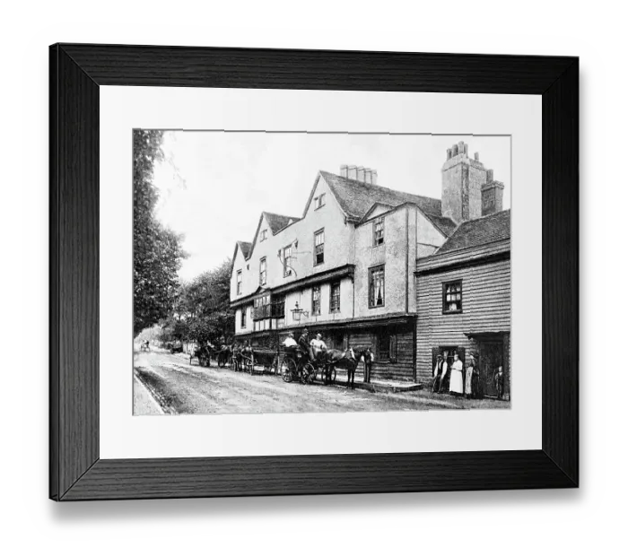 Framed Print : The Kings Head, Chigwell early 1900's Framed Print : The Kings Head, Chigwell early 1900's