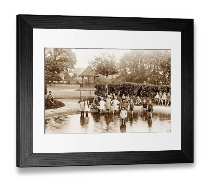 Framed Print : Chippenham John Cole's Park early 1900s Framed Print : Chippenham John Cole's Park early 1900s