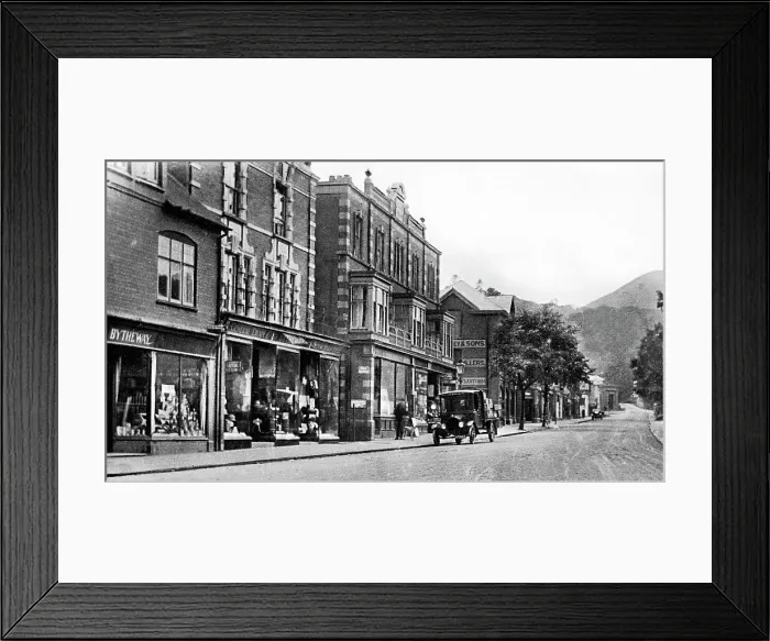 Framed Print : Sandford Avenue, Church Stretton early 1900's Framed Print : Sandford Avenue, Church Stretton early 1900's