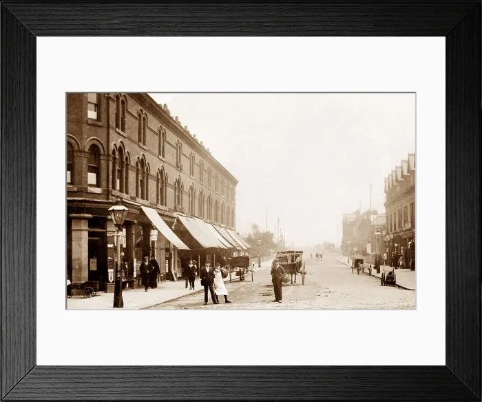 Framed Print : Chorlton Cum Hardy early 1900s Framed Print : Chorlton Cum Hardy early 1900s