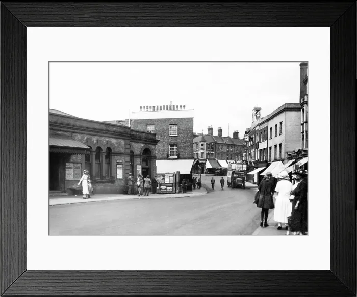 Framed Print : Railway Station and Tranquil Vale, Blackheath early 1900's Framed Print : Railway Station and Tranquil Vale, Blackheath early 1900's